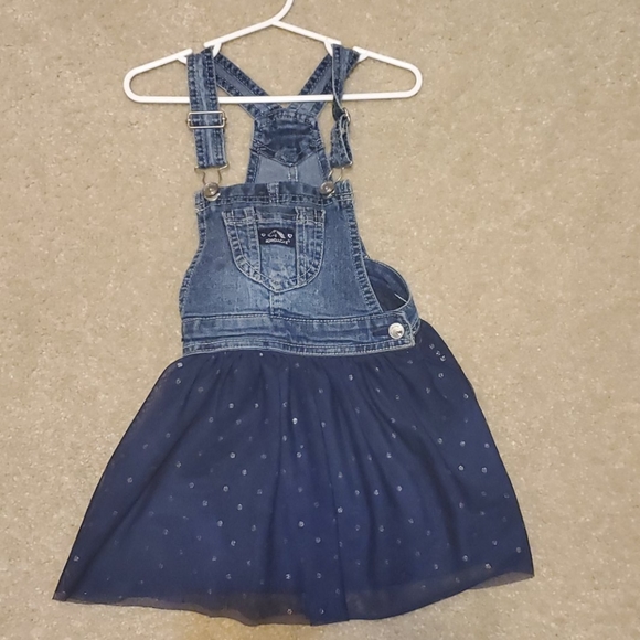 Jordache Other - JEAN JUMPER WITH TULLE SKIRT